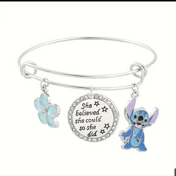None Jewelry - STITCH DISNEY CHARM BRACELET